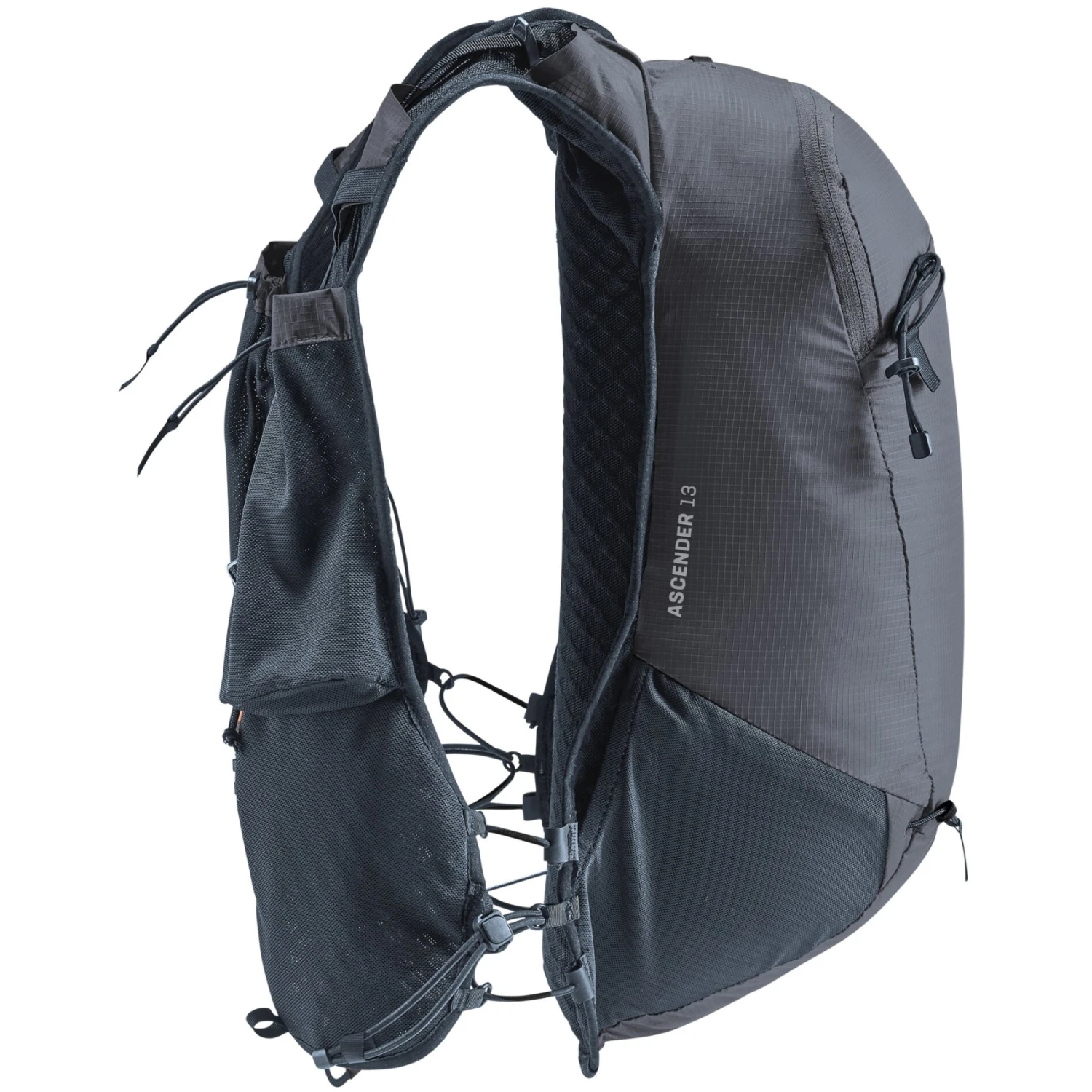 Deuter Ascender 13 Trailrunning Backpack - Black 3 Deuter Ascender 13 Trailrunning Backpack - Black - Afbeelding 3