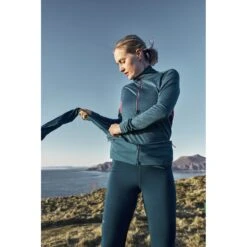 Devold Running Merino Legging Dames - 422A Flood -Sportwinkel devold running woman tights 422a flood 8 1330120