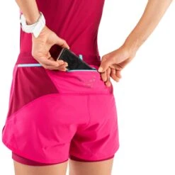 Dynafit Alpine Pro 2in1 Short Dames - Black Out -Sportwinkel dynafit alpine pro 2in1 shorts women ocean 2 1127599