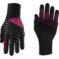 Dynafit Alpine Reflective Handschoenen - Black Out Pink Glo