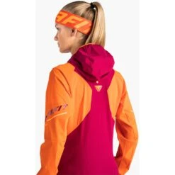 Dynafit Performance Dry Slim Hoofdband - Shocking Orange -Sportwinkel dynafit performance dry slim headband shocking orange 3 1030454