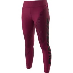 Dynafit Ultra Graphic Hardloop-Tights Dames - Beet Red