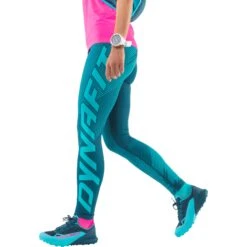 Dynafit Ultra Graphic Hardloop-Tights Dames - Beet Red -Sportwinkel dynafit ultra graphic long tights women petrol 3 1124916