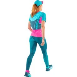 Dynafit Ultra Graphic Hardloop-Tights Dames - Beet Red -Sportwinkel dynafit ultra graphic long tights women petrol 4 1124917