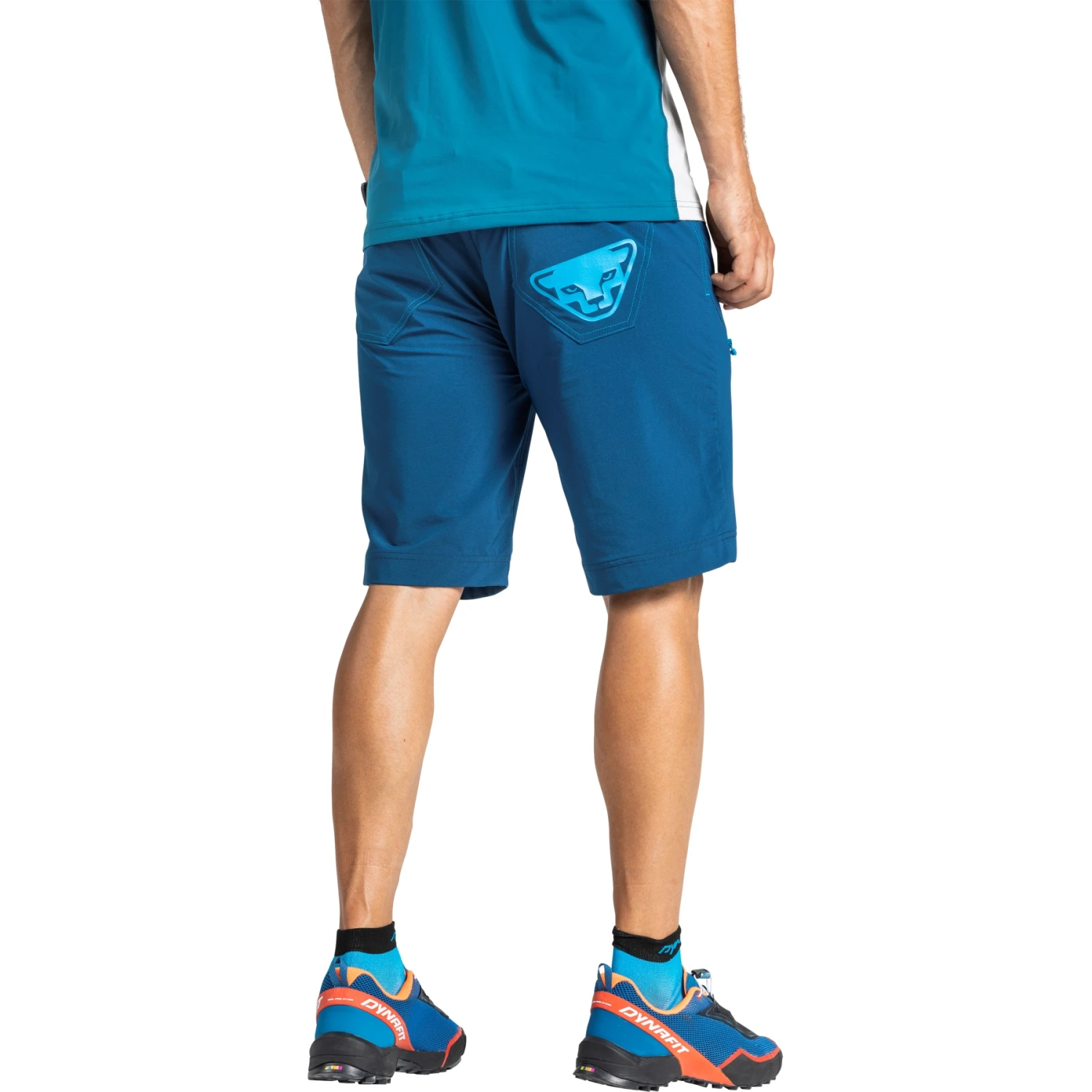 Dynafit Vert Mesh Footie Sokken - Storm Blue 2 Dynafit Vert Mesh Footie Sokken - Storm Blue - Afbeelding 2