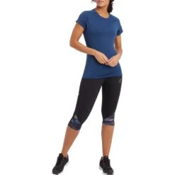 ENERGETICS Eevi II Women's T-Shirt - Melange/navy -Sportwinkel energetics t shirt eevi ii wms melange navy 5 1291243