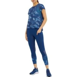 ENERGETICS 7/8 Corala V Women's Tight - Navy/allover Print/navy -Sportwinkel energetics tight 7 8 corala v w navy aop navy 4 1291130