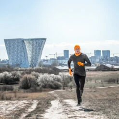 GripGrab Running Expert Hi-Vis Winter Touchscreen Handschoenen - Orange Hi-Vis -Sportwinkel gripgrab running expert hivis winter touchscreen glove orange hivis 6 863824