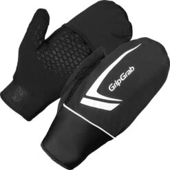 GripGrab Running Thermo Winddichte Touchscreen Handschoenen - Black