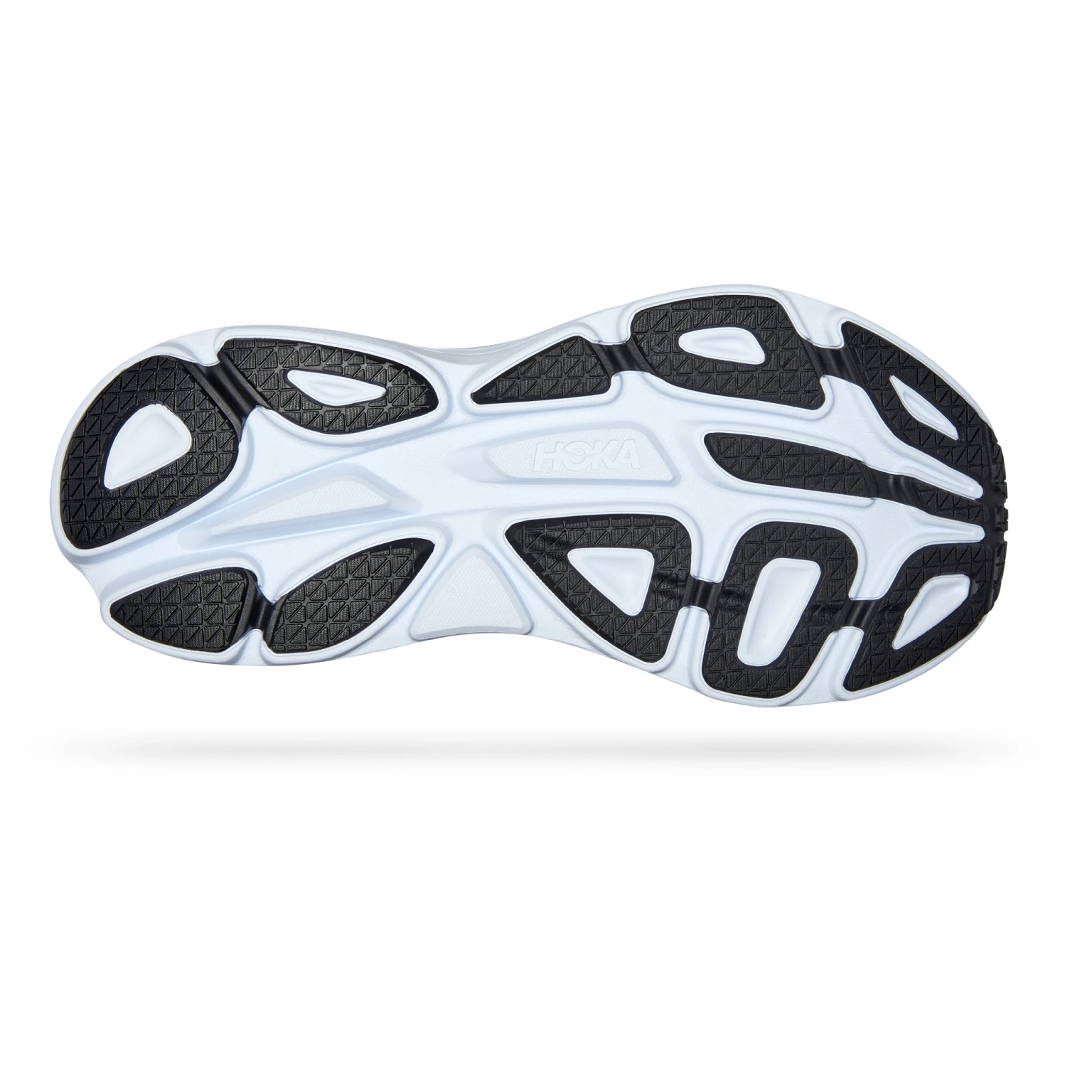 Hoka Bondi 8 Hardloopschoenen Heren - Zwart / Wit 8 Hoka Bondi 8 Hardloopschoenen Heren - Zwart / Wit - Afbeelding 8