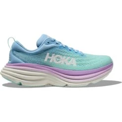 Hoka Bondi 8 Hardloopschoenen Dames - Airy Blue / Sunlit Ocean -Sportwinkel hoka bondi 8 womens running shoes airy blue sunlit ocean 5 1502127