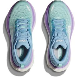 Hoka Bondi 8 Hardloopschoenen Dames - Airy Blue / Sunlit Ocean -Sportwinkel hoka bondi 8 womens running shoes airy blue sunlit ocean 6 1502128