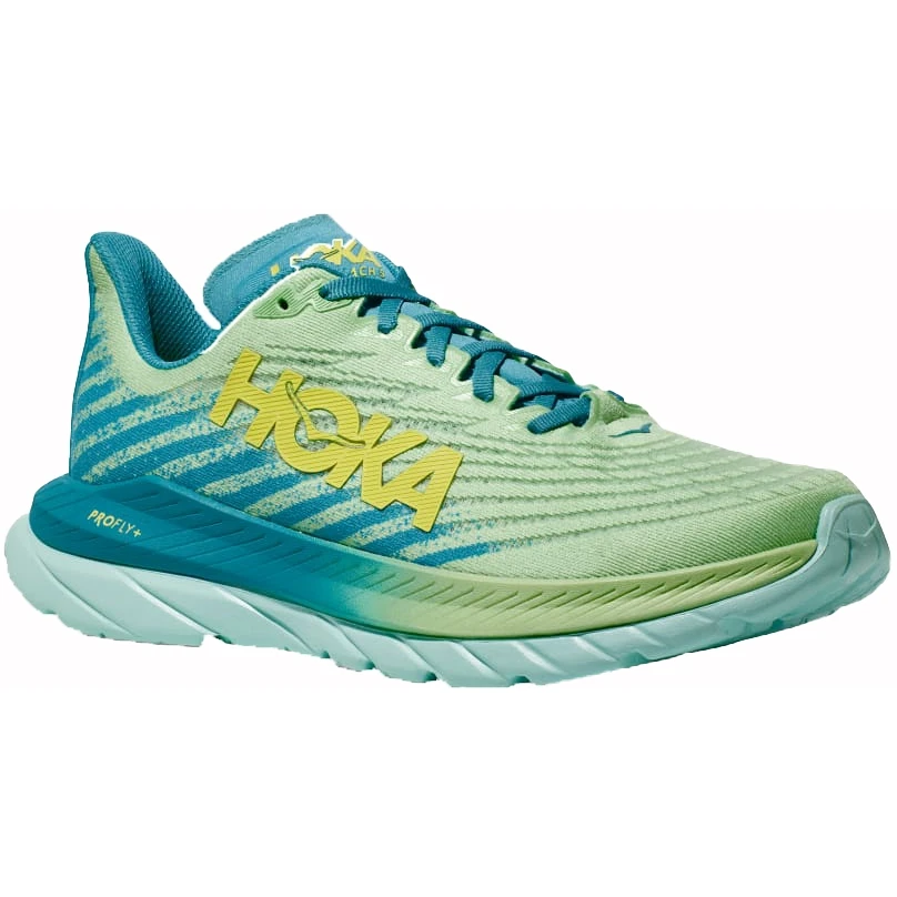 Hoka Mach 5 Hardloopschoenen - Lime Glow / Ocean Mist 1 Hoka Mach 5 Hardloopschoenen - Lime Glow / Ocean Mist