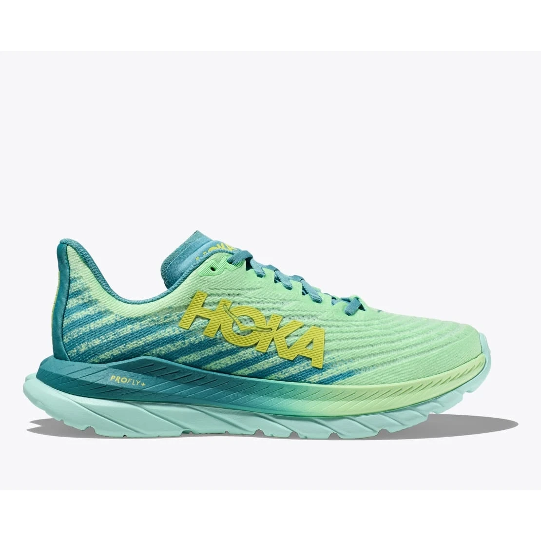 Hoka Mach 5 Hardloopschoenen - Lime Glow / Ocean Mist 3 Hoka Mach 5 Hardloopschoenen - Lime Glow / Ocean Mist - Afbeelding 3