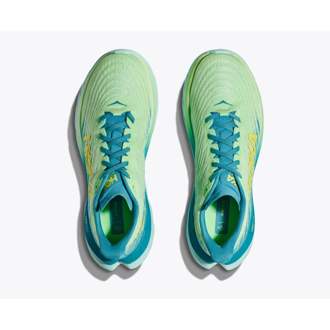 Hoka Mach 5 Hardloopschoenen - Lime Glow / Ocean Mist 7 Hoka Mach 5 Hardloopschoenen - Lime Glow / Ocean Mist - Afbeelding 7