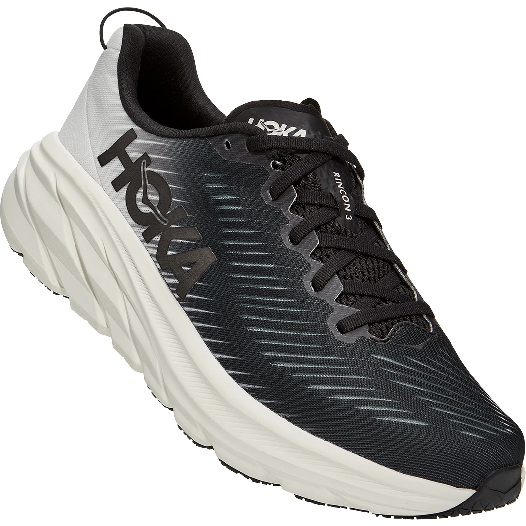 Hoka Rincon 3 Hardloopschoenen Heren - Zwart / Wit 1 Hoka Rincon 3 Hardloopschoenen Heren - Zwart / Wit