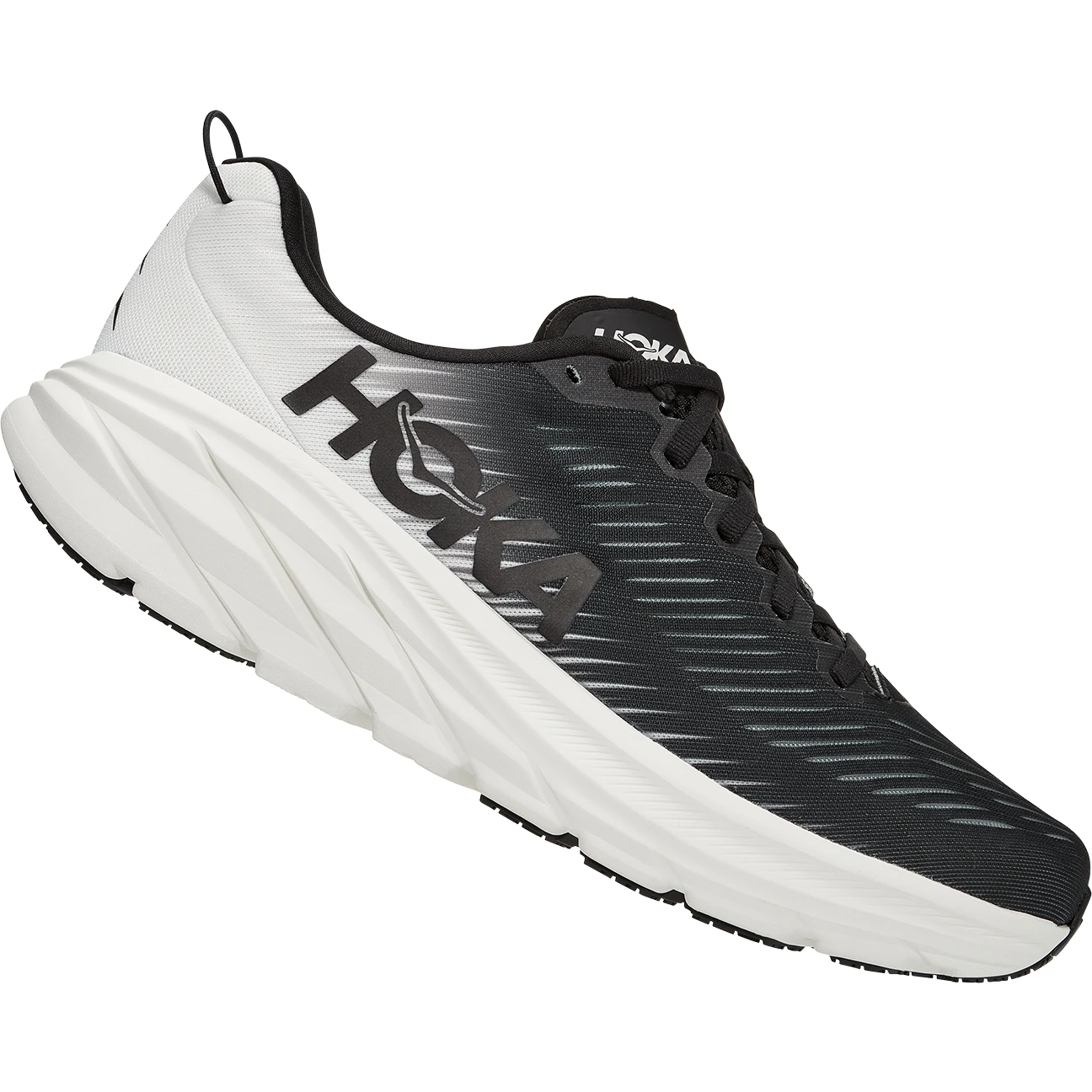 Hoka Rincon 3 Hardloopschoenen Heren - Zwart / Wit 2 Hoka Rincon 3 Hardloopschoenen Heren - Zwart / Wit - Afbeelding 2