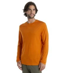 Icebreaker ZoneKnit™ Shirt Met Lange Mouwen Heren - Earth