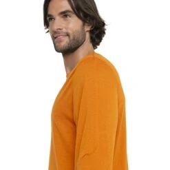 Icebreaker ZoneKnit™ Shirt Met Lange Mouwen Heren - Earth -Sportwinkel icebreaker mens zoneknit long sleeve tee earth 4 1536290