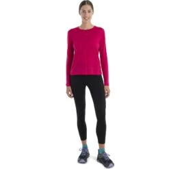 Icebreaker Merino Speed Winter Tight Dames - Zwart -Sportwinkel icebreaker womens merino speed winter tights black 1 1556764