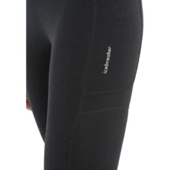Icebreaker Merino Speed Winter Tight Dames - Zwart -Sportwinkel icebreaker womens merino speed winter tights black 5 1556760