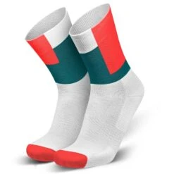 INCYLENCE Running Squares Sokken - Inferno