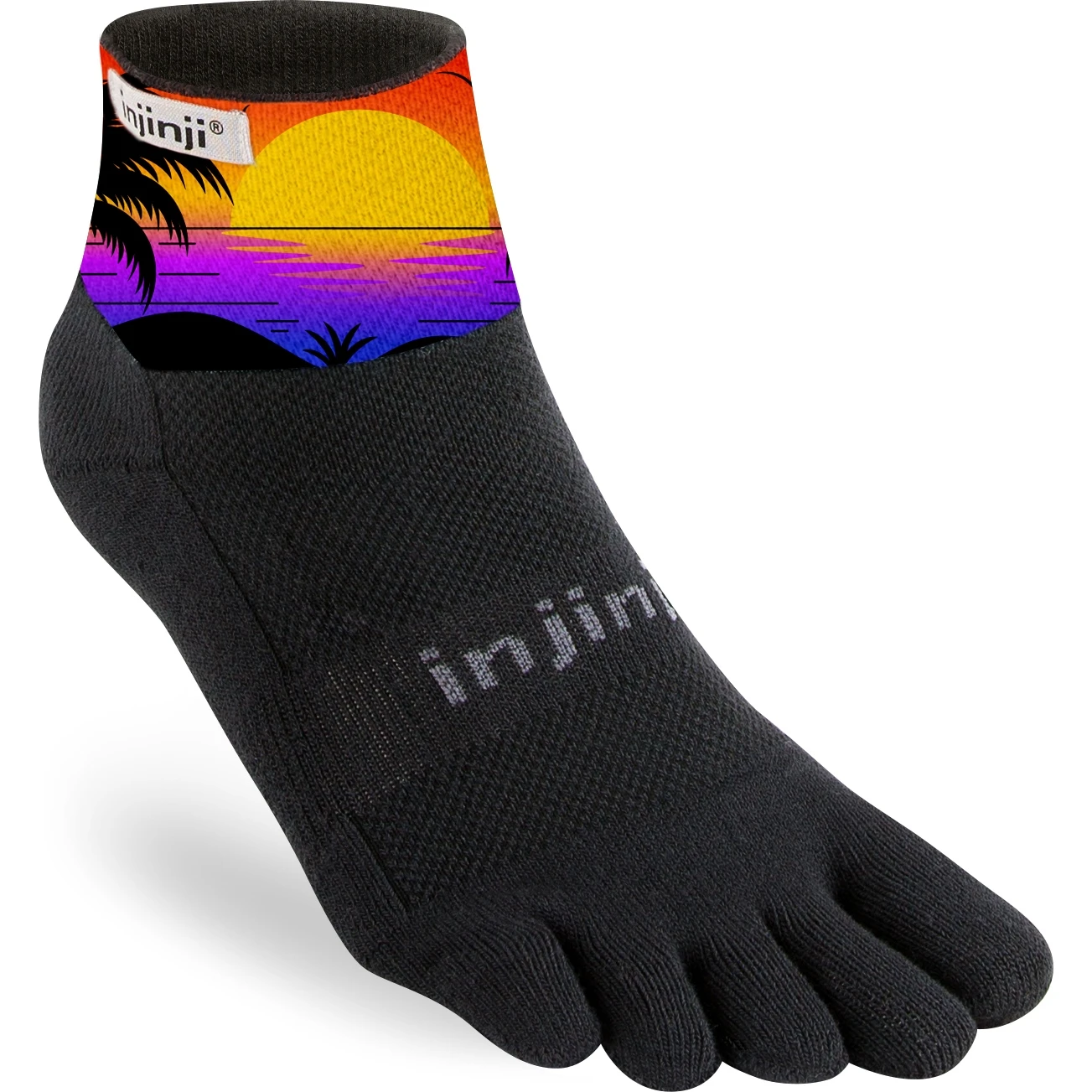 Injinji Spectrum Trail Midweight Mini Crew Coolmax® Xtralife Sokken - Oasis 1 Injinji Spectrum Trail Midweight Mini Crew Coolmax® Xtralife Sokken - Oasis