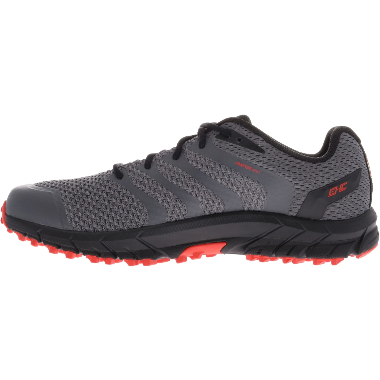 Inov-8 Parkclaw 260 Knit Wide Hardloopschoenen - Grijs/zwart/rood 2 Inov-8 Parkclaw 260 Knit Wide Hardloopschoenen - Grijs/zwart/rood - Afbeelding 2