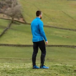 Inov-8 Train Elite Half Zip Mid Layer Shirt Met Lange Mouwen - Navy -Sportwinkel inov 8 train elite half zip mid layer longsleeve blue 3 1338088