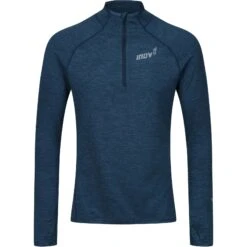 Inov-8 Train Elite Half Zip Mid Layer Shirt Met Lange Mouwen - Navy