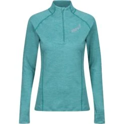 Inov-8 Train Elite Half Zip Mid Layer Dames Shirt Met Lange Mouwen - Dark Teal