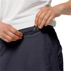 Jack Wolfskin Hilltop Trail Dames Skort - Graphite -Sportwinkel jack wolfskin hilltop trail skort women graphite 4 1373667