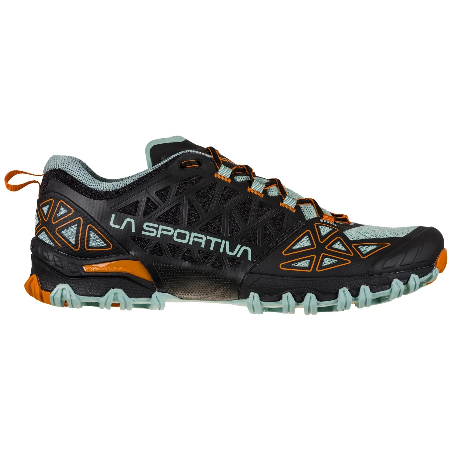 La Sportiva Bushido II Hardloopschoenen - Black/Hawaiian Sun 2 La Sportiva Bushido II Hardloopschoenen - Black/Hawaiian Sun - Afbeelding 2