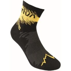 La Sportiva Trail Running Sokken - Zwart/Geel