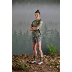 Maloja SilberblattM. Dames Trail Running Shorts - Stone 0119 -Sportwinkel maloja silberblattm 940089