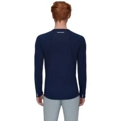 Mammut Aenergy Shirt Met Lange Mouwen Heren - Marine -Sportwinkel mammut aenergy longsleeve men marine 4 1349096