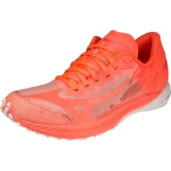 Mizuno Wave Duel 3 Hardloopschoenen Dames - Fiery Coral 2 / Black / White