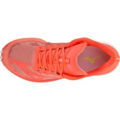 Mizuno Wave Duel 3 Hardloopschoenen Dames - Fiery Coral 2 / Black / White -Sportwinkel mizuno wave duel 3 womens running shoes fiery coral 2 black white 4 1115547