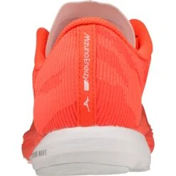 Mizuno Wave Duel 3 Hardloopschoenen Dames - Fiery Coral 2 / Black / White -Sportwinkel mizuno wave duel 3 womens running shoes fiery coral 2 black white 5 1115548