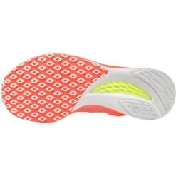 Mizuno Wave Duel 3 Hardloopschoenen Dames - Fiery Coral 2 / Black / White -Sportwinkel mizuno wave duel 3 womens running shoes fiery coral 2 black white 6 1115549