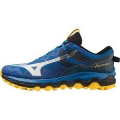 Mizuno Wave Mujin 9 Trail Running Schoenen Heren - Snorkel Blue / Blue Opal / Solar Power