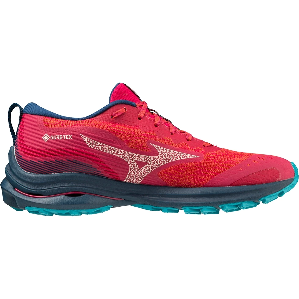 Mizuno Wave Rider GTX Trail Running Schoenen Dames - Jazzy / Blue Opal / Bluebird 2 Mizuno Wave Rider GTX Trail Running Schoenen Dames - Jazzy / Blue Opal / Bluebird - Afbeelding 2