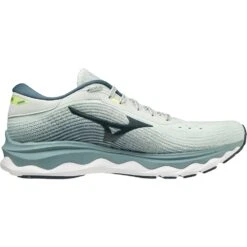 Mizuno Wave Sky 5 Hardloopschoenen Heren - Misty Blue / Orion Blue / Neo Lime -Sportwinkel mizuno wave sky 5 running shoes misty blue orion blue neo lime 4 1115809