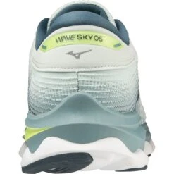Mizuno Wave Sky 5 Hardloopschoenen Heren - Misty Blue / Orion Blue / Neo Lime -Sportwinkel mizuno wave sky 5 running shoes misty blue orion blue neo lime 6 1115811