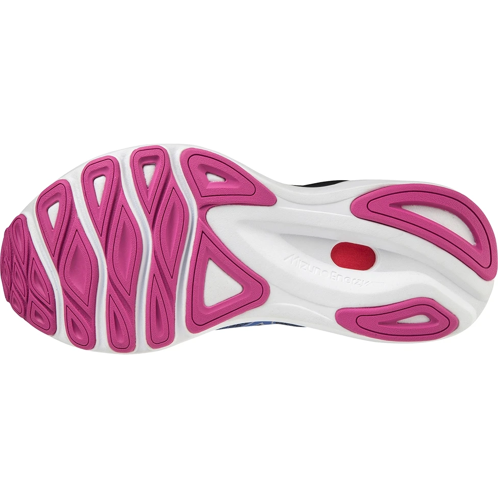 Mizuno Wave Skyrise 3 Hardloopschoenen Dames - Amparo Blue / Silver / Festival Fuchsia 6 Mizuno Wave Skyrise 3 Hardloopschoenen Dames - Amparo Blue / Silver / Festival Fuchsia - Afbeelding 6