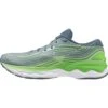 Mizuno Wave Skyrise 4 Hardloopschoenen Heren - Cameo Green / China Blue / Sweet Mint Pesto