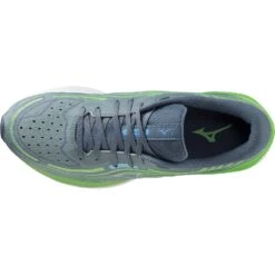 Mizuno Wave Skyrise 4 Hardloopschoenen Heren - Cameo Green / China Blue / Sweet Mint Pesto -Sportwinkel mizuno wave skyrise 4 running shoes cameo green china blue sweet mint pesto 3 1399366