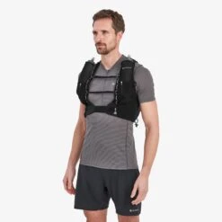 Montane Gecko VP 12 + Trailvest Met Drinksysteem - Zwart -Sportwinkel montane gecko vp 12 plus hydration running vest black 5 1442316