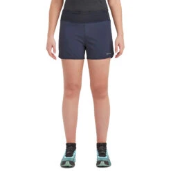 Montane Slipstream Twin Skin Dames Trail Running Short - Eclipse Blue
