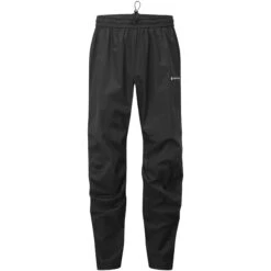 Montane Spirit Lite Waterdichte Broek - Regular - Zwart -Sportwinkel montane spirit lite pants regular black 2 1448257